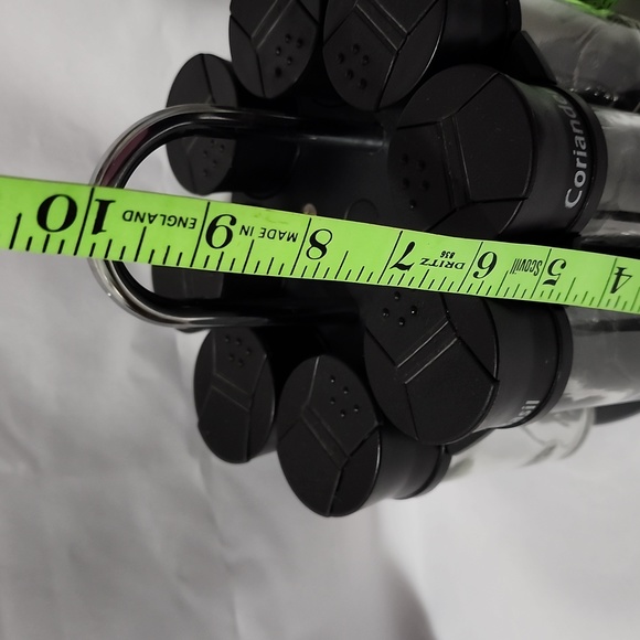 Spice Rack with 8 Jars, metal rotating carousel - Picture 9 of 9